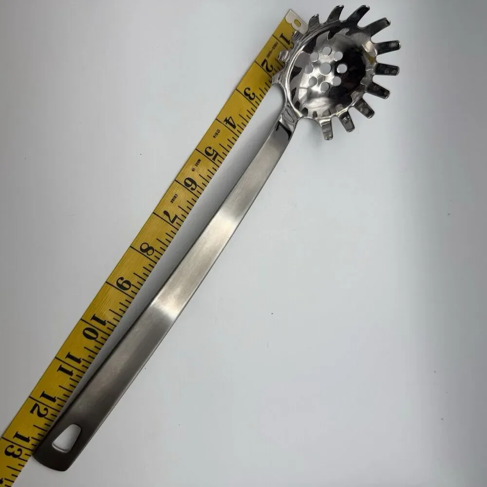 Williams Sonoma Stainless Steel Kitchen Utensil Set 3 Pasta Server Turner Fork